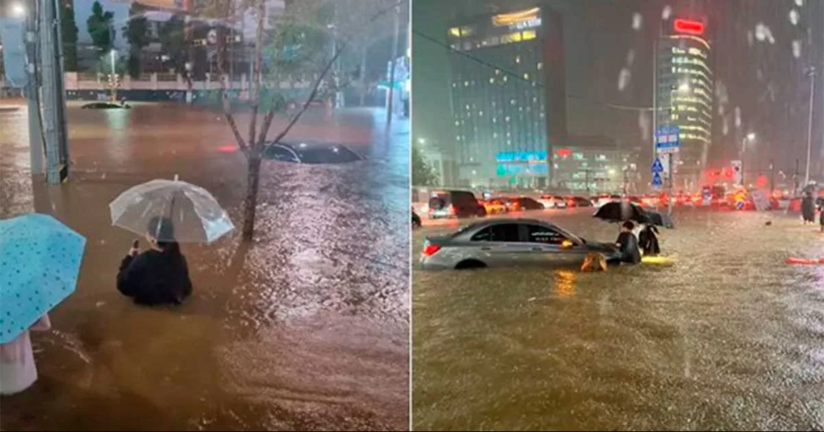 Las Peores Lluvias En A Os En Corea Del Sur Dejan Al Menos Muertos