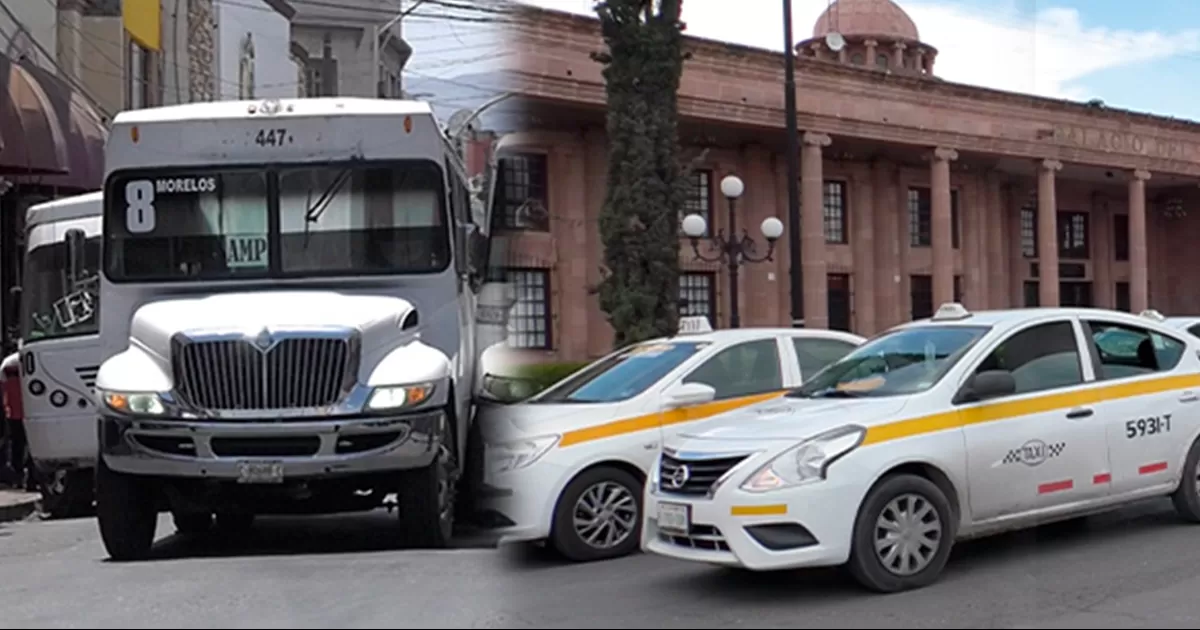 Aplican nuevas tarifas para taxi y combis en Saltillo